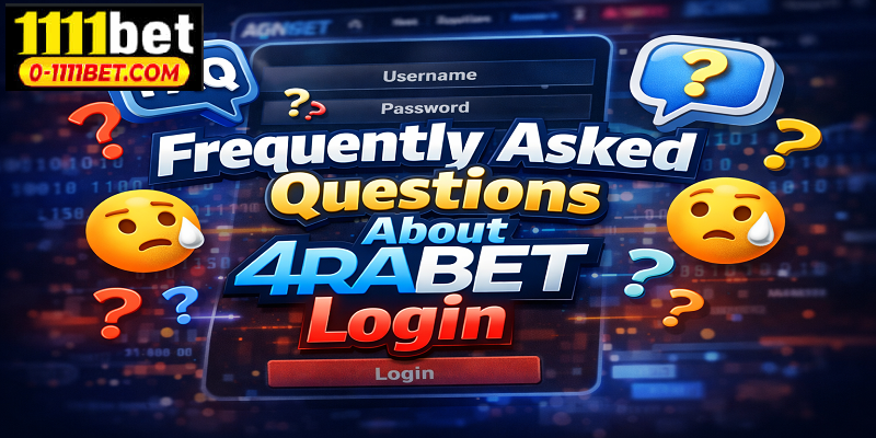 Frequently Asked Questions About 4rabet Login