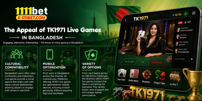 The Appeal of TK1971 Live Games in Bangladesh