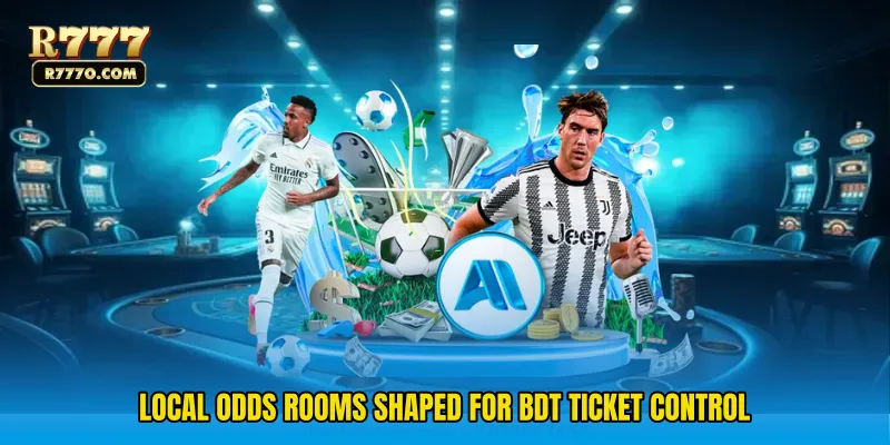 Local odds rooms shaped for BDT ticket control
