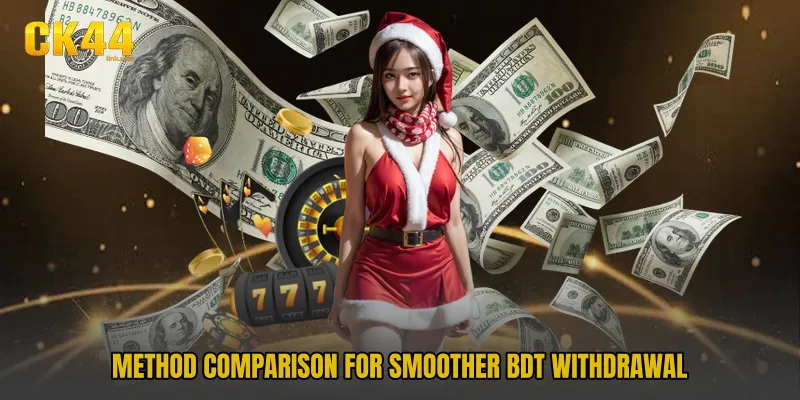 Method comparison for smoother BDT withdrawal