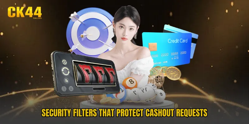 Security filters that protect cashout requests
